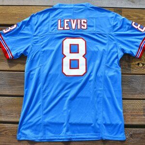 New! Will Levis Tennessee Titans Baby Blue Football Jersey Adult Men's XXL